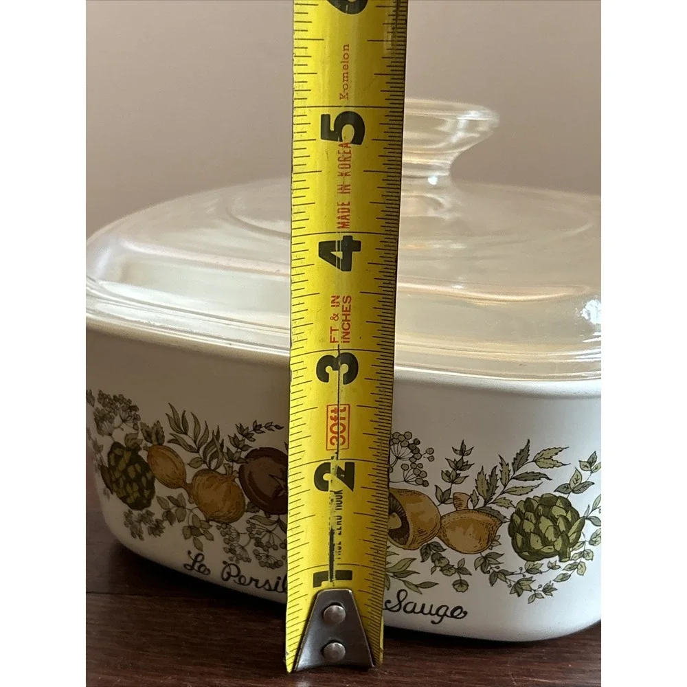 Vintage Corning Ware Spice O Life 1.5 Qt Casserole Dish A-1 1/2-B with Pyrex Lid